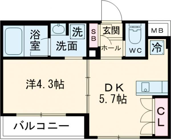 アーバンパーク方南町IIの間取り