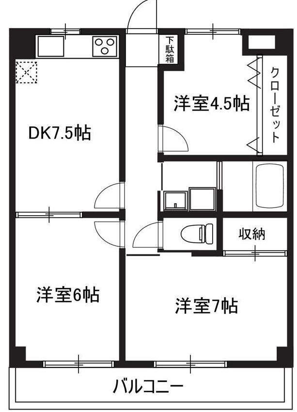 志幸８４ＧＲＡＮＤＥIIの間取り