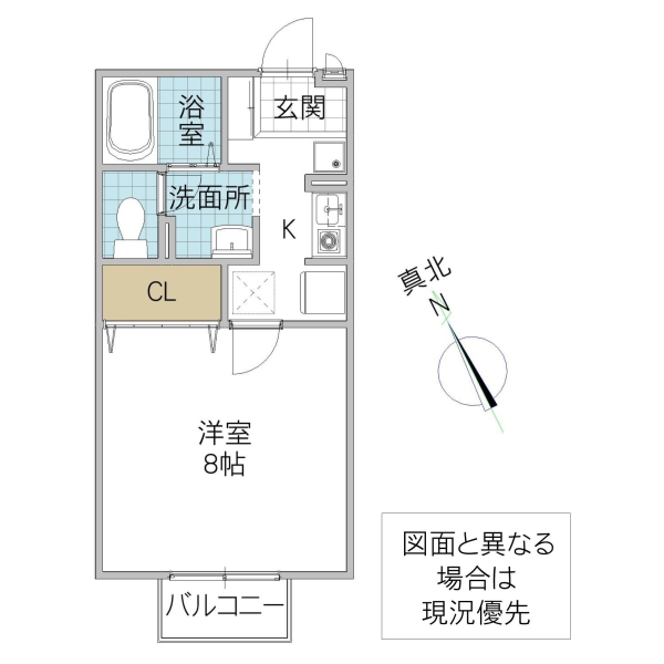 ディアフラッツEBAの間取り