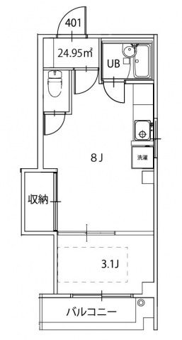 リノリノアパートメントの間取り