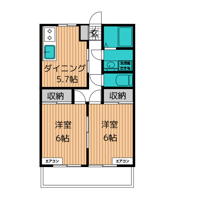 メゾンモリタの間取り