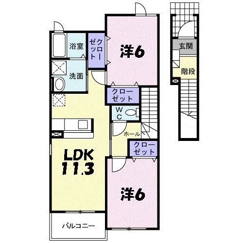 ラフレシールの間取り