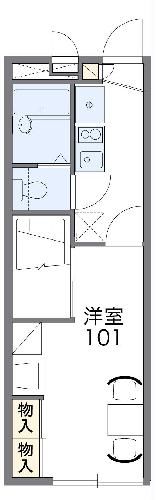 レオパレスＣｈｒｉｓｔの間取り