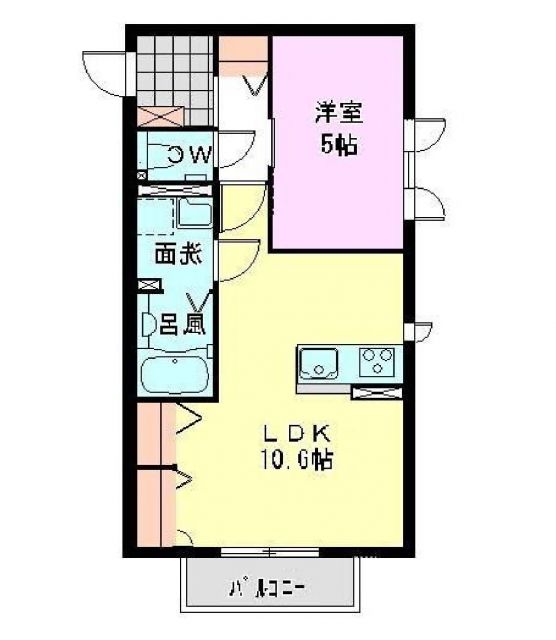 プレールＣの間取り