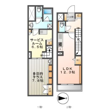 カスタリア新栄IIの間取り
