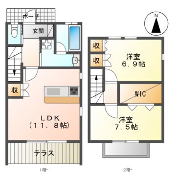 ベルノリエ桜ヶ丘の間取り写真