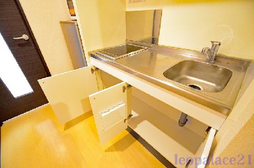 キッチン　電気コンロ２口