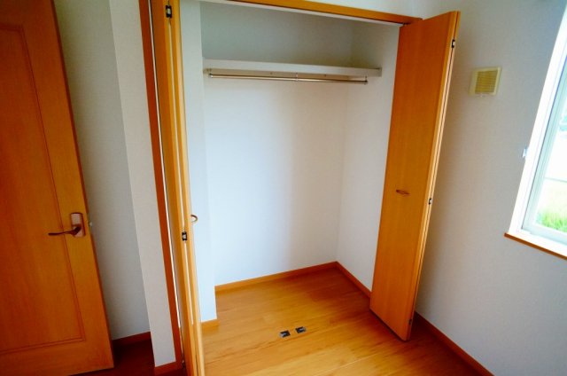 収納　たっぷりとした収納スペースです