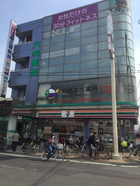コンビニ　セブンイレブン大袋駅前店（コンビニ）まで367m
