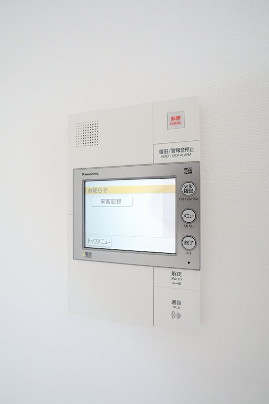 セキュリティ　モニター付きインターホン