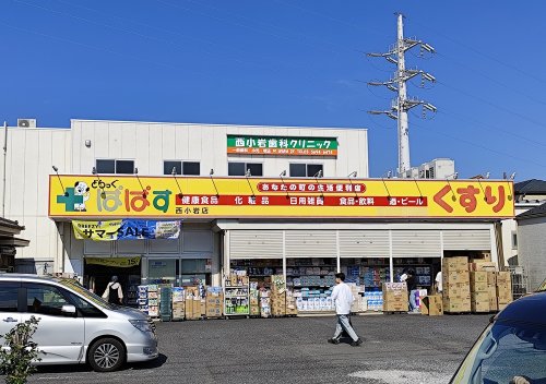 ドラックストア　どらっぐぱぱす西小岩店（ドラッグストア）まで900m