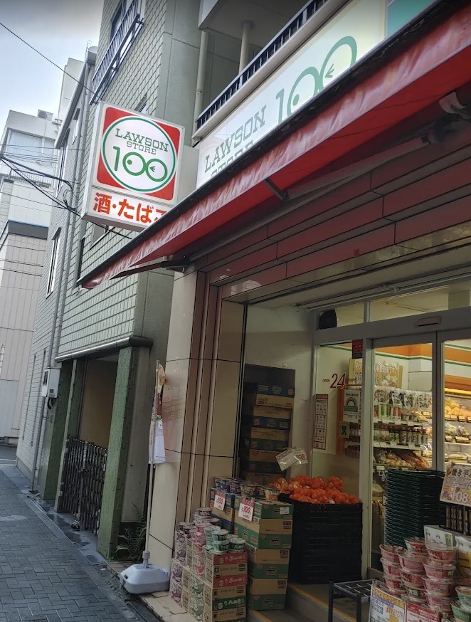 コンビニ　ローソンストア100浅草寿店（コンビニ）まで91m