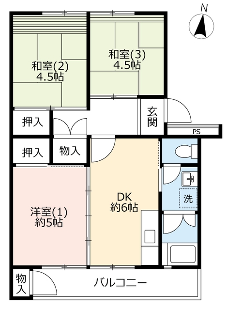 UR羽村の間取り写真
