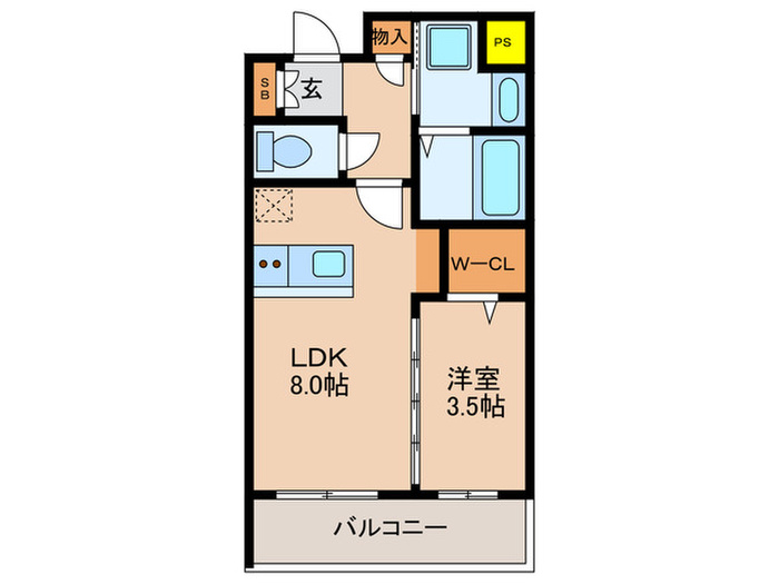 仮)エスリードレジデンスザグラン大阪福島の間取り写真