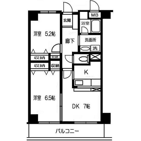 リバーケープの間取り写真