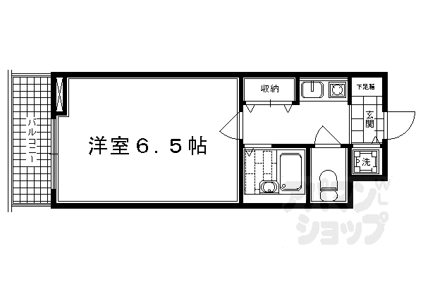 リーガル京都河原町IIIの間取り写真