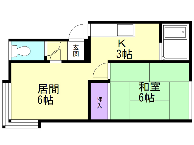 ハイツハーバーの間取り