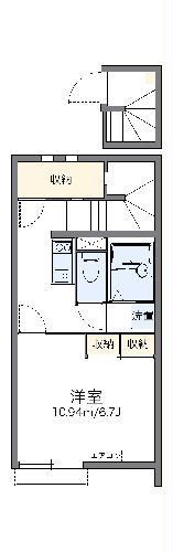 レオネクストナバノの間取り