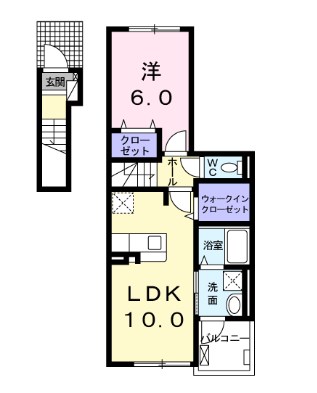 メゾンドエスプレッソ ワンの間取り