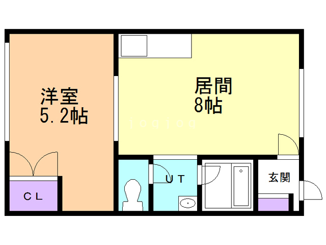 シーサイド七重浜　Ａの間取り