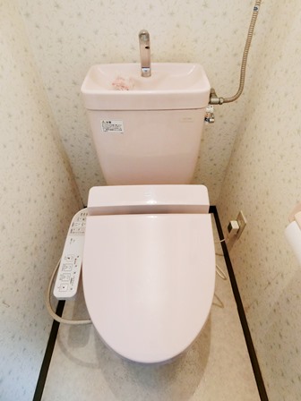 【江別市文京台東町のアパートのトイレ】