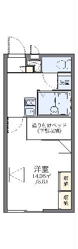 レオパレス共栄の間取り