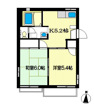 フレグランスまちだの間取り