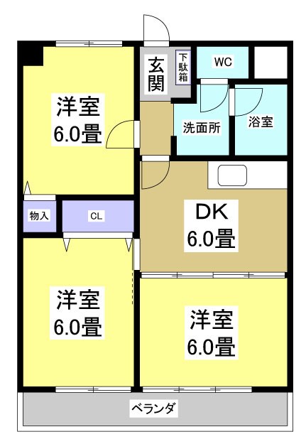 パレロワイヤルの間取り