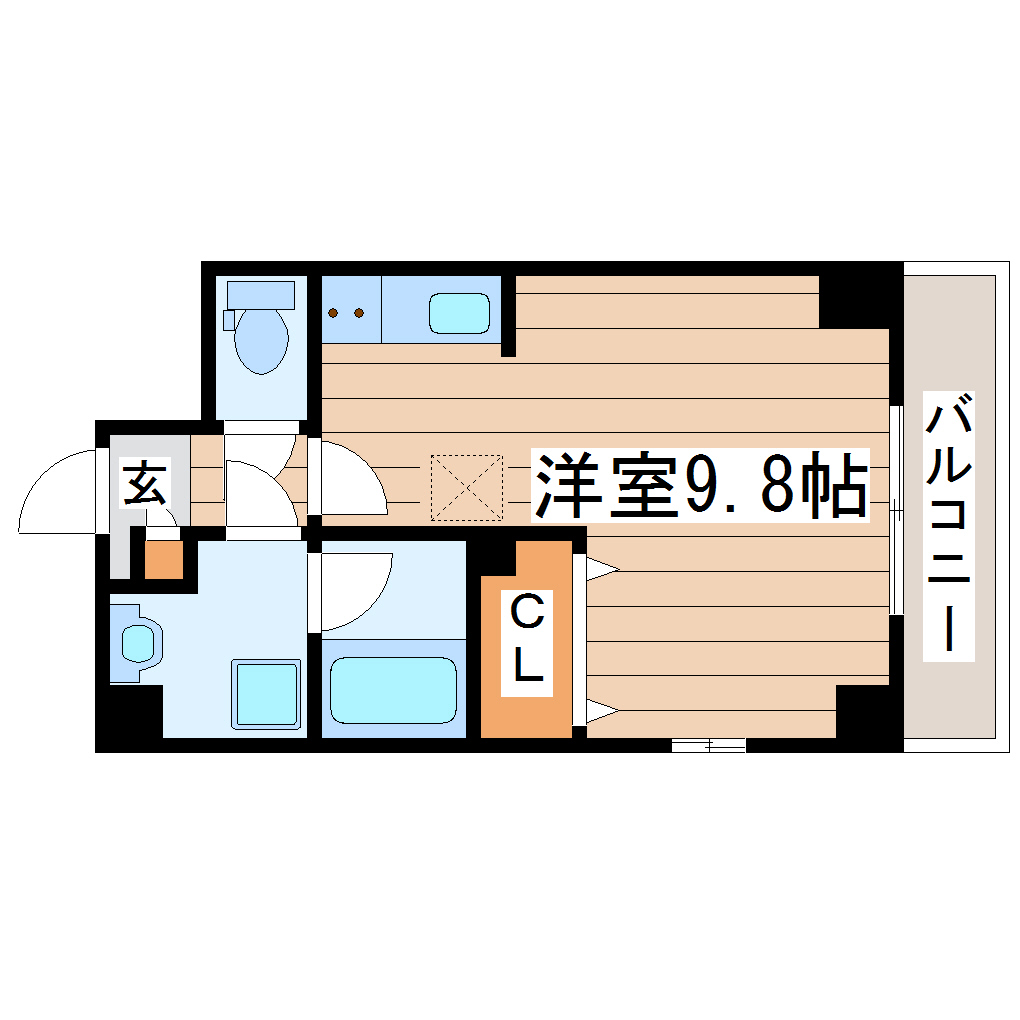 サンライズあすと長町の間取り