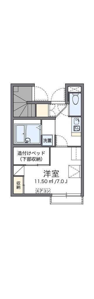 【レオパレスパワーハウスの間取り】