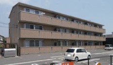 岡山市中区西川原のアパートの建物外観