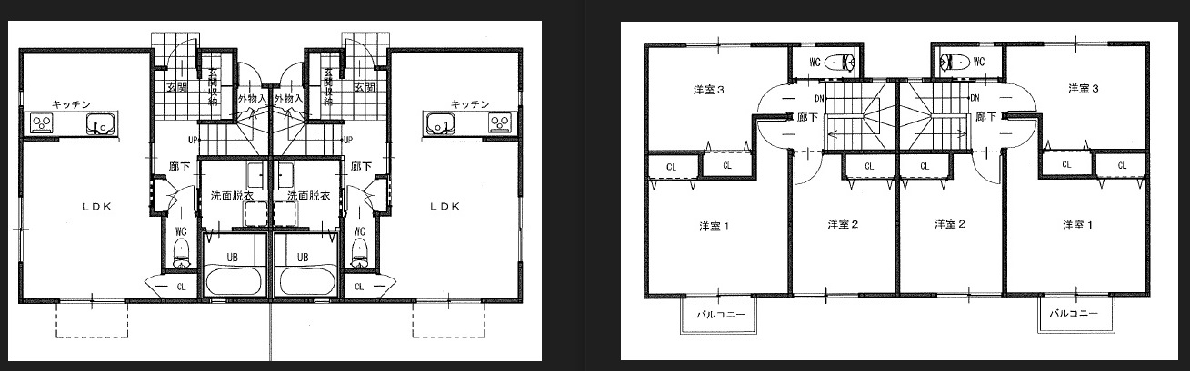 ミライオテラス(MIRAIOTERRACE)大津町陣内の間取り