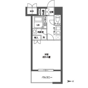 CASSIA高井田NorthCourtの間取り