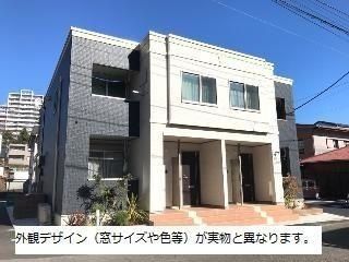 柏市高柳のアパートの建物外観