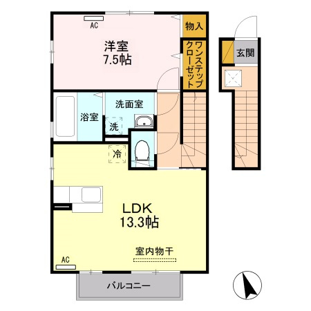 エルヴィレッジ　Ｆの間取り