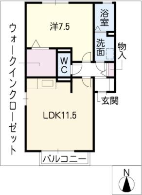 ウィルモアＫの間取り