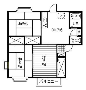 サンクスやまきの間取り