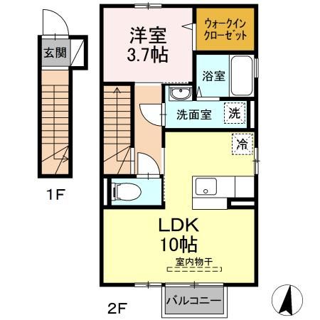 サニーフラットの間取り