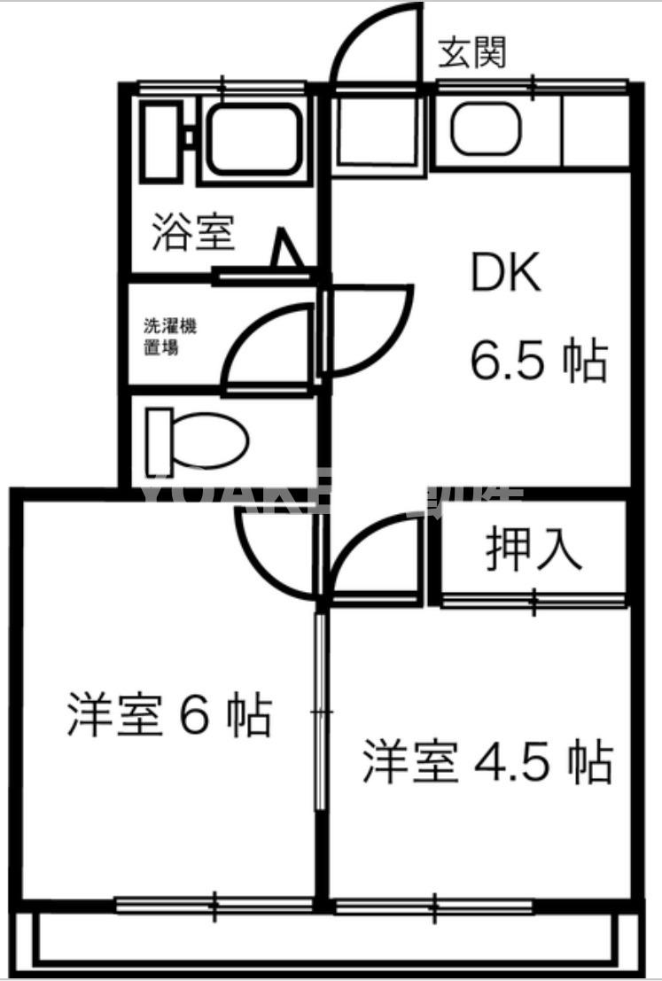 つくし荘の間取り