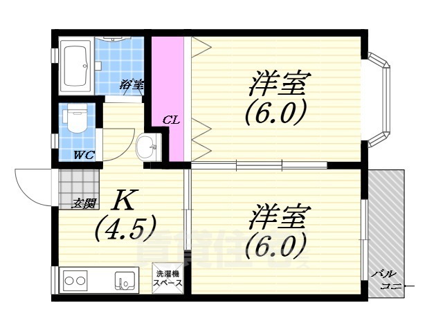 エトワール芦屋の間取り