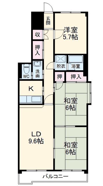 サンシャイン青木の間取り