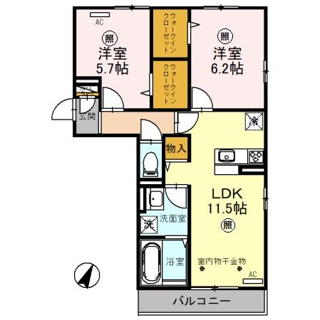 ファミリア.Tの間取り