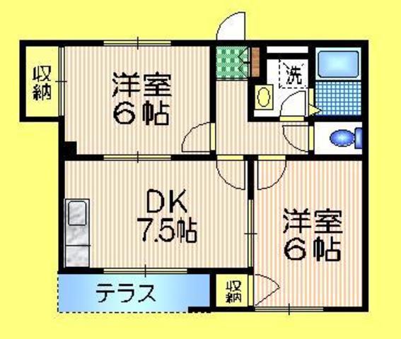 杉並区下高井戸のマンションの間取り