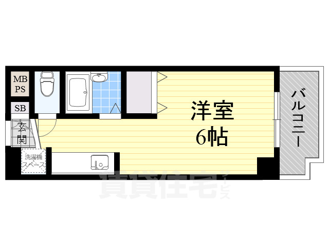 【茨木市舟木町のマンションの間取り】