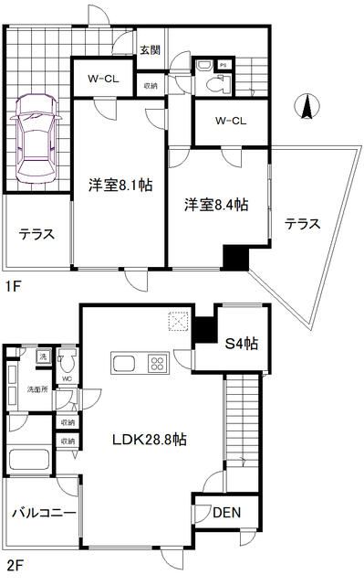 ＨｉｎＳ　Ｙａｍａｔｅ１６７（ハインズ山手１６７）の間取り