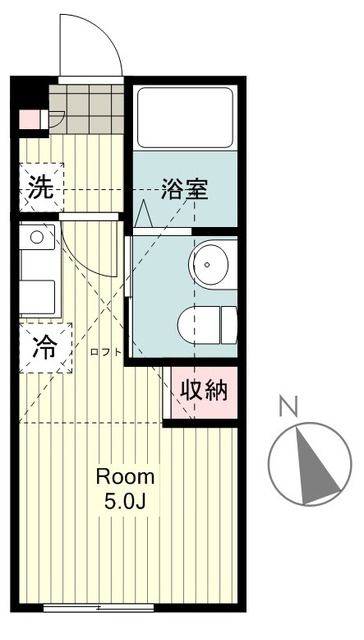 横浜市戸塚区上倉田町のアパートの間取り