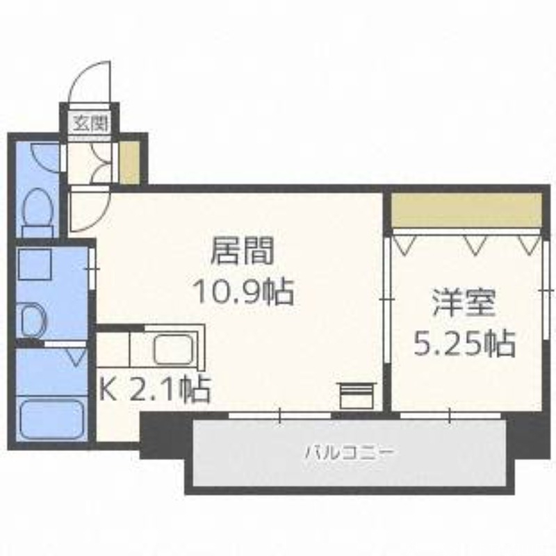 アヴェニュ近美前の間取り