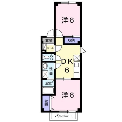 メゾンキャロットの間取り