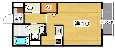 プランギ私部の間取り