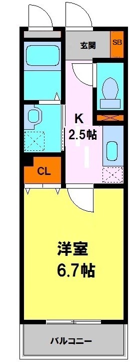 川西市東久代のマンションの間取り